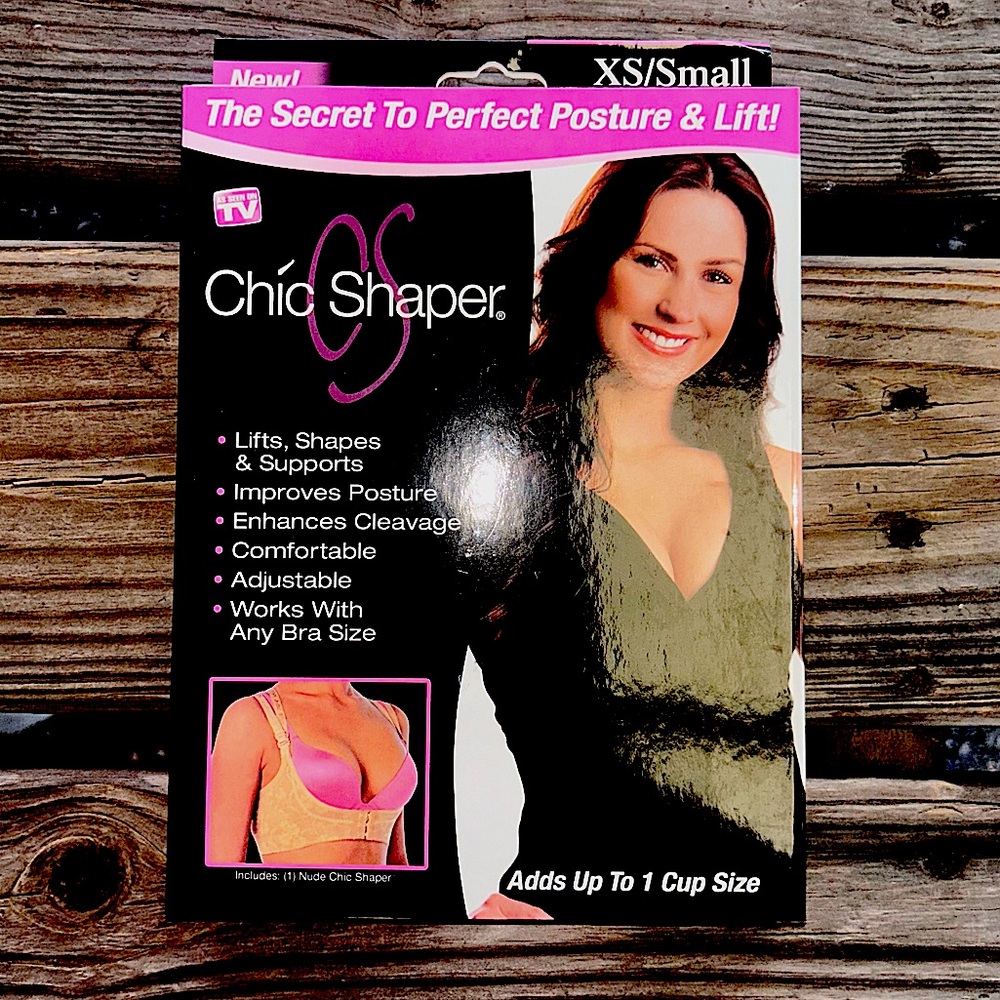 Bra lifter shapes and supports nude XS-S As seen on TV
